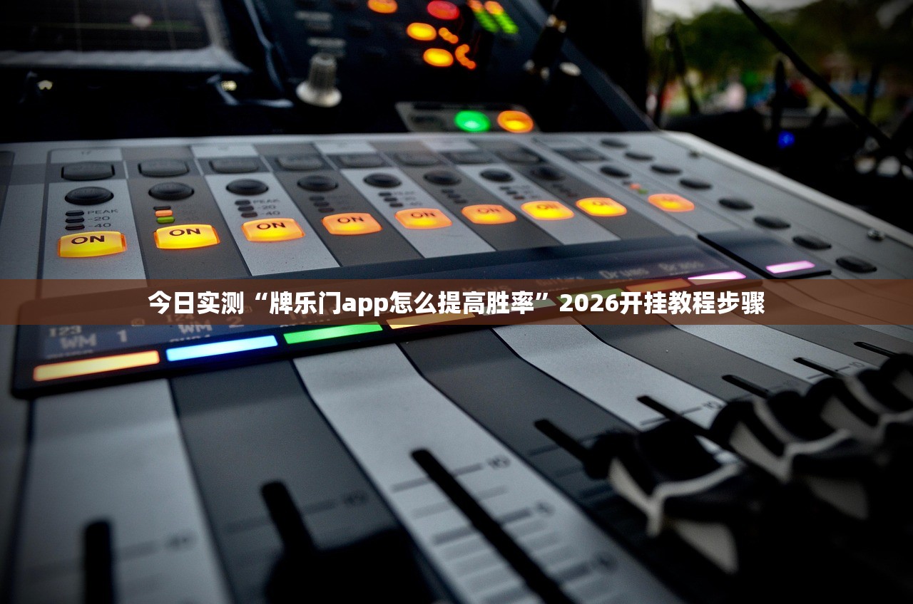 今日实测“牌乐门app怎么提高胜率	”2026开挂教程步骤