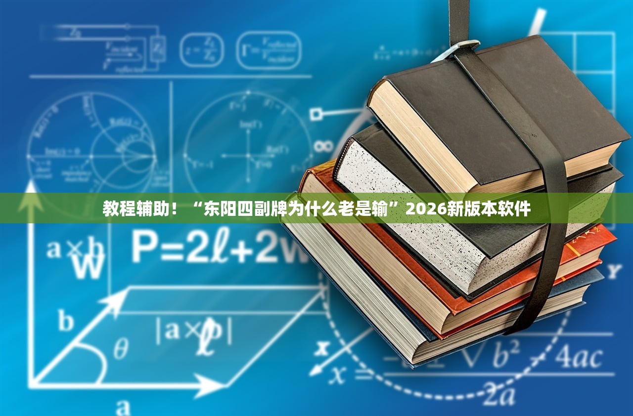 教程辅助！“东阳四副牌为什么老是输	”2026新版本软件