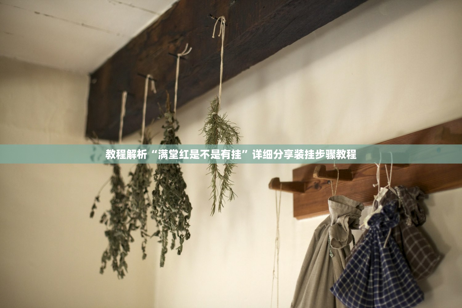 教程解析“满堂红是不是有挂	”详细分享装挂步骤教程