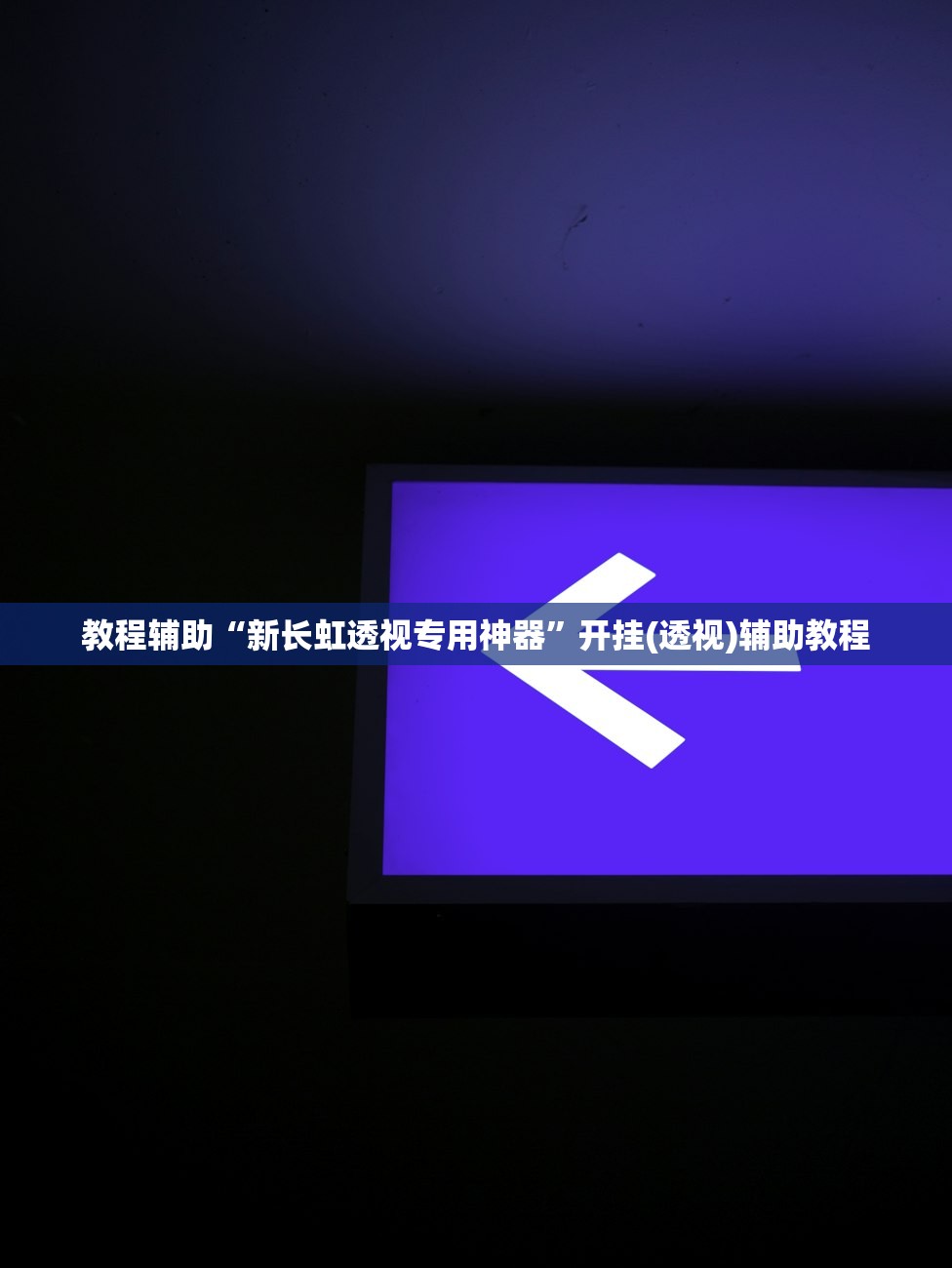 教程辅助“新长虹透视专用神器”开挂(透视)辅助教程